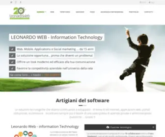 Leonardoweb.eu(LEONARDO WEB Srl) Screenshot