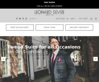 Leonardsilver.com(Leonard Silver) Screenshot