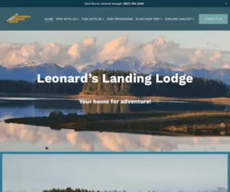 Leonardslanding.com(Alaska Fishing Lodge) Screenshot