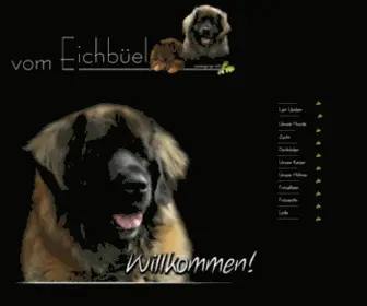 Leonberger-Hunde.ch(Eichbüel) Screenshot