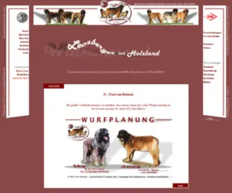 Leonberger-Vom-Holzland.com(Leos vom Holzland) Screenshot