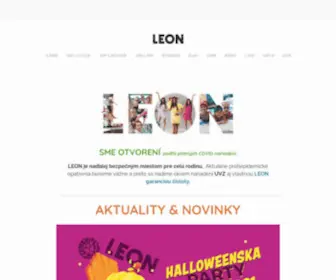 Leoncentrum.sk(LEON Centrum) Screenshot