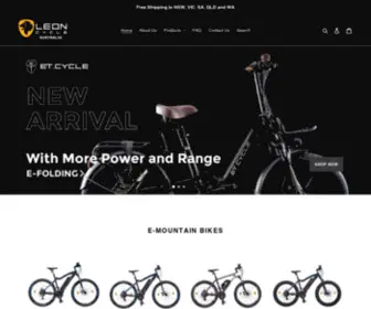 Leoncycleaustralia.com.au(Leon cycle) Screenshot