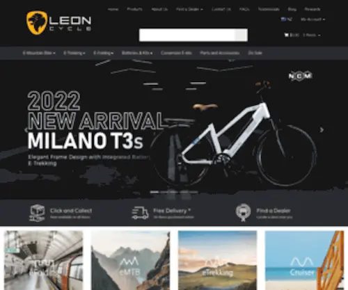 Leoncycle.co.nz(Leon cycle new zealand) Screenshot