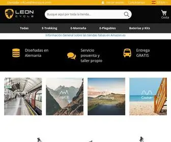 Leoncycle.es(Comprar Bicicletas Eléctricas NCM Online) Screenshot