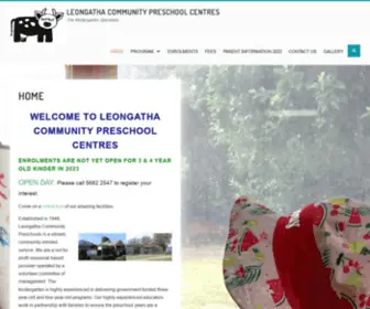 Leongathapreschools.org.au(The Kindergarten Specalists) Screenshot