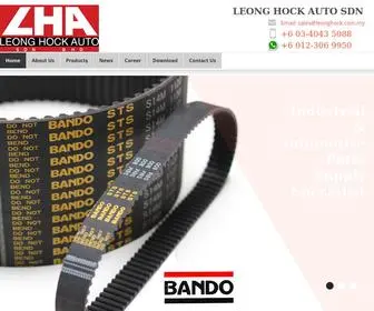 Leonghock.com.my(Leong Hock Belting Malaysia Bando Belts Supplier Distributor Malaysia) Screenshot