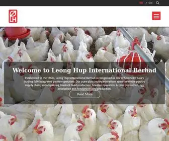 Leonghupinternational.com(Leong Hup International Berhad) Screenshot