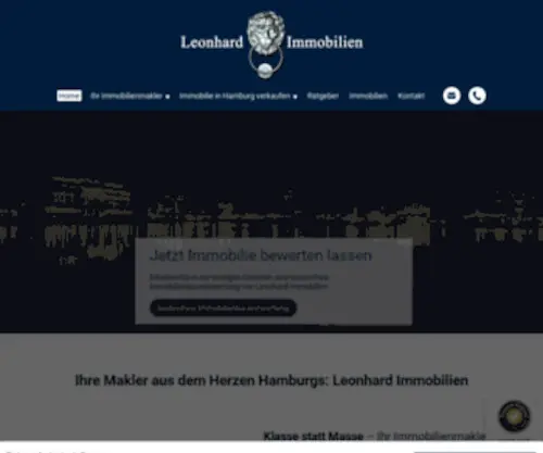 Leonhard-Immobilien.de(Leonhard Immobilien) Screenshot
