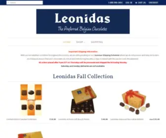 Leonidas-Chocolate.com(Leonidas Belgian Chocolates) Screenshot