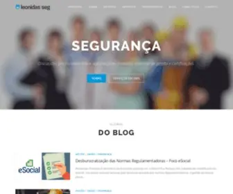 Leonidasseg.com.br(Leonidas Seg) Screenshot