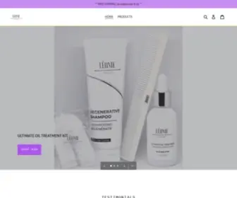 Leoniehaircare.com(LEONIE HAIR CARE) Screenshot