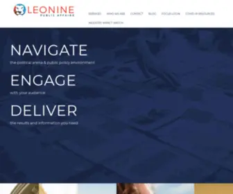 Leoninepublicaffairs.com(Leonine Public Affairs) Screenshot