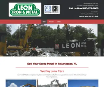 Leoniron.com(Leon Iron & Metal) Screenshot