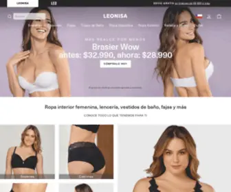 Leonisa.cl(TIENDA ONLINE) Screenshot