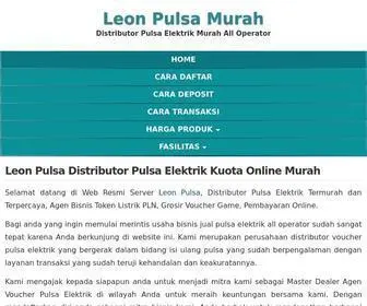 Leonpulsamurah.id(Distributor Pulsa Elektrik Murah All Operator) Screenshot
