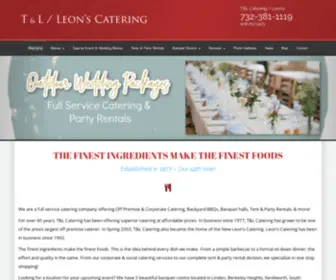 Leonscatering.com(T&L Catering) Screenshot