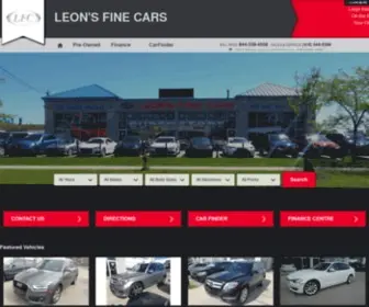 Leonsfinecars.ca(Leon's Fine Cars) Screenshot