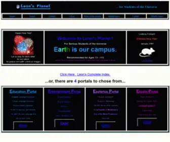 Leonsplanet.com(Leon's Planet) Screenshot