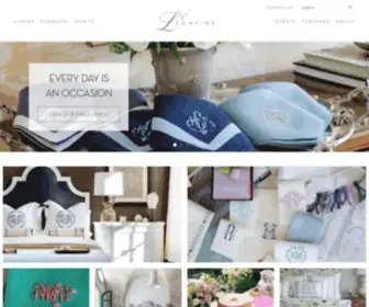 Leontinelinens.com(Leontine Linens) Screenshot