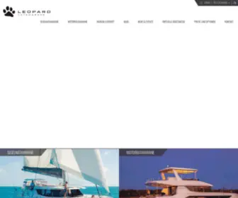 Leopardcatamarans.de(Leopard Catamarans DE) Screenshot