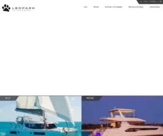 Leopardcatamarans.es(Leopard Catamarans ES) Screenshot