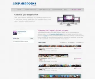 Leoparddocks.com(Download And Change Dock for Your Mac) Screenshot