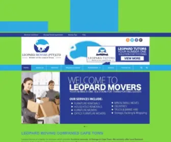 Leopardfurnitureremovals.co.za(Cheap Furniture Removals Cape Town) Screenshot