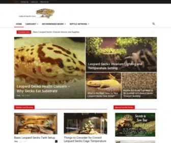 Leopardgeckocare.net(Leopard Gecko Care) Screenshot