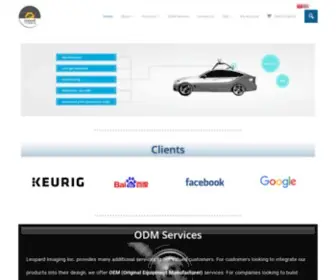 Leopardimaging.com(Global leader in camera design and manufacture leopard imaging) Screenshot