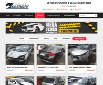 Leopardoveiculos.com.br(CARROS BATIDOS) Screenshot