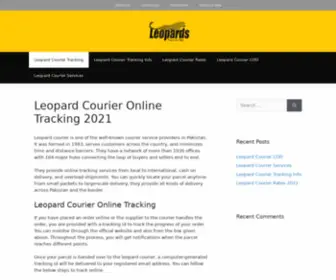 Leopardscouriers.com(Leopard courier) Screenshot