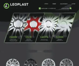 Leoplast.pl(Producent kołpaków) Screenshot