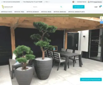 Leopoldflora.com(Kunstplanten voor buiten) Screenshot