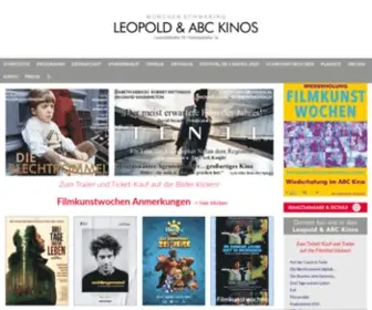 Leopoldkinos.de(Leopold ABC Kinos) Screenshot