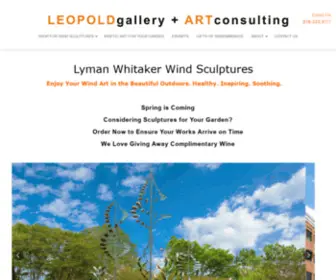 Leopoldwindsculptures.com(Lyman Whitaker Wind Sculptures) Screenshot