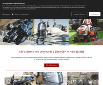 Leos-Motor-Shop.de(Wir kümmern uns um Ihren Motor) Screenshot