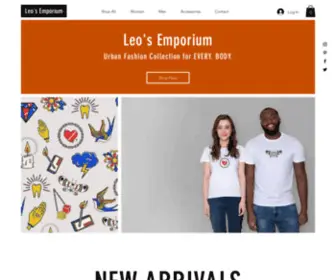 Leosemporium.com(Urban Apparel) Screenshot