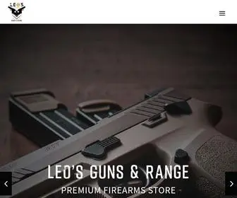 Leosgunsandrange.com(Leo's Guns and Range is now open) Screenshot