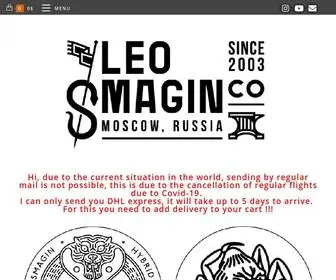 Leosmagin.com(Main page) Screenshot