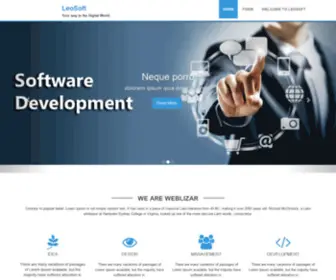 Leosoft.in(Software Development) Screenshot