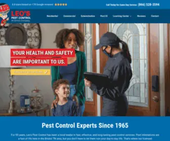 Leospest.com(Pest Control Experts SinceLeo's Pest Control) Screenshot