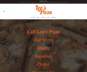 Leospizzatujunga.com(Leo's Pizza) Screenshot