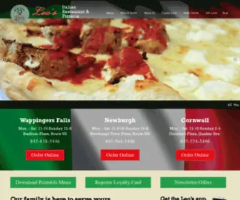 Leospizzeria.com(Leo's Pizzeria) Screenshot