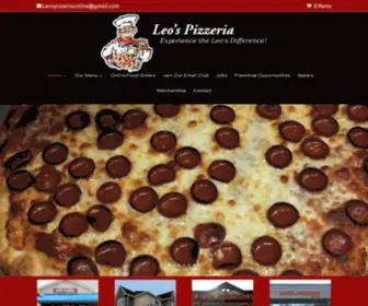 Leospizzeriaonline.com(Pizza) Screenshot