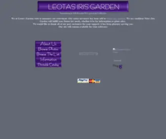 Leotas-Iris.com(Leota's Iris Garden) Screenshot