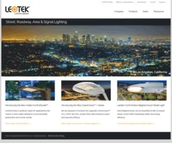 Leotek.com(LED Area Lighting) Screenshot