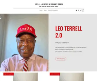 Leoterrellhats.com(Leo Terrell Hats) Screenshot