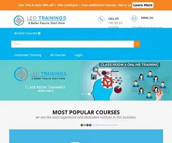 Leotrainings.com(Best Training Institut) Screenshot