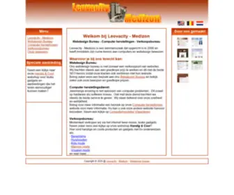 Leovacity.be(Webdesign bureau) Screenshot